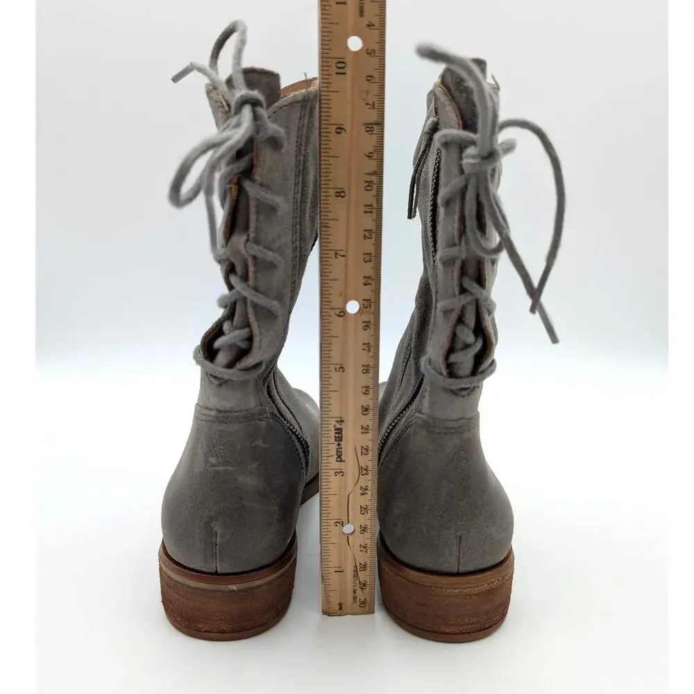 Sofft Sharnell Low Waterproof Boots Back Zip Women's Dark Taupe Size US10M EU41